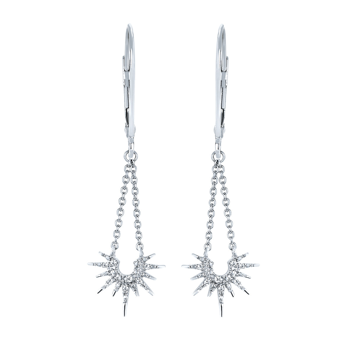 PureRadiance Diamonds Dangle Earrings
