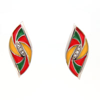 Round Topazes Drop Earrings