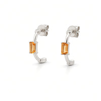 Emerald Citrines Earrings
