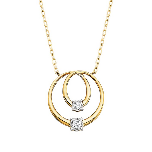 Double Circle Pendant