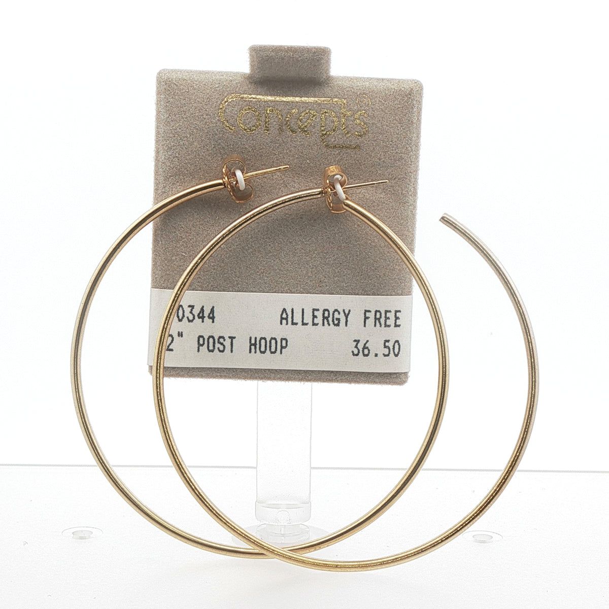 24K Gold Plated Surgical Stainless Steel Hoop