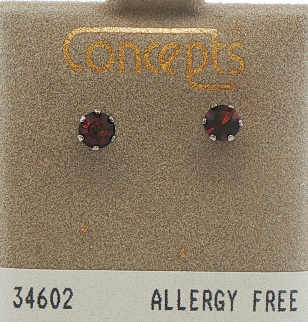 Surgical Stainless Steel February Stud