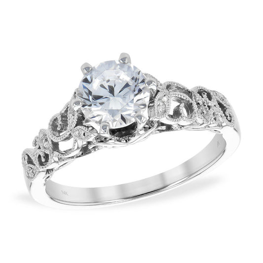 1CT semi mount Ring Engagement Ring