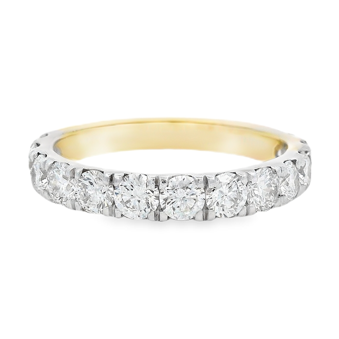 1-1/2 cttw Classic Anniversary LAB Created in 14 Karat Yellow Gold