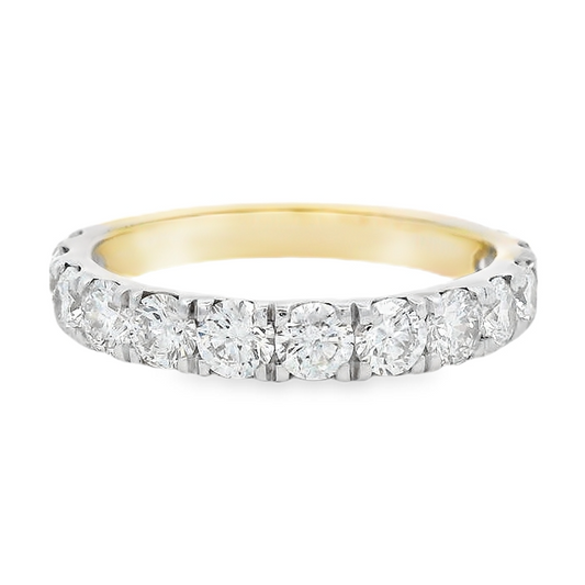 1-1/2 cttw Classic Anniversary LAB Created in 14 Karat Yellow Gold