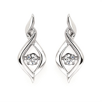 Round Diamonds Fashion Earrings