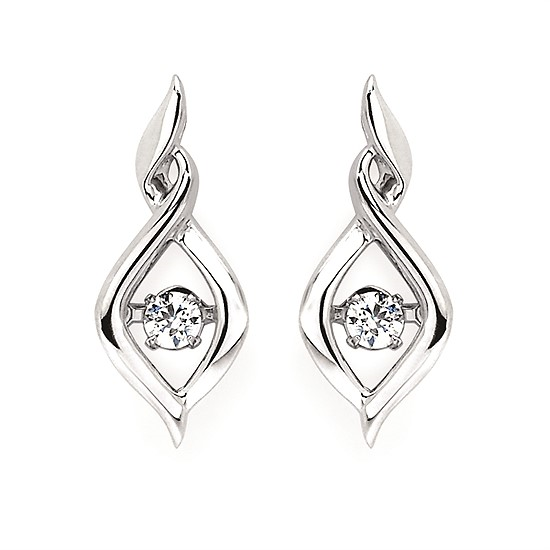 Round Diamonds Fashion Earrings