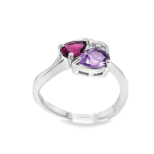 Amethyst Swirl Ring