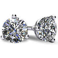 1/5Cttw Round Martini Stud Earrings
