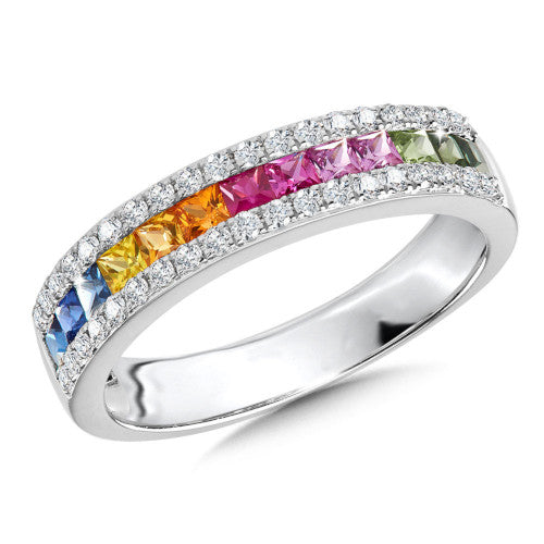 Princess Sapphire Fashion Ring