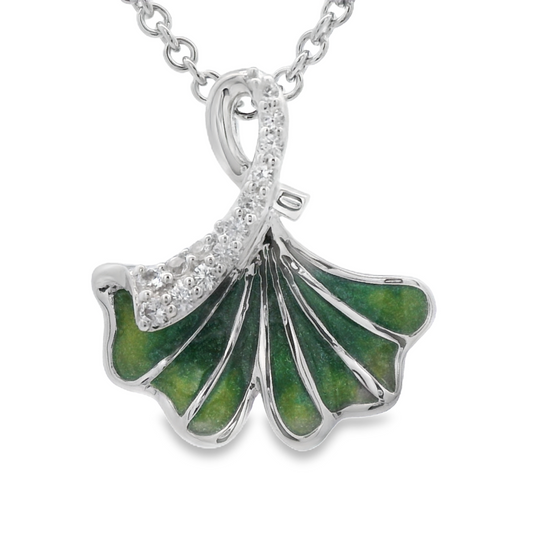 Sapphires Hidden Bail Pendant