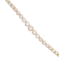 4cttw Classic Necklace LAB Diamond Pendant/Necklace in 10 Karat Yellow Gold