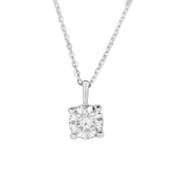 Laboratory-Grown Diamond Dangle Pendant
