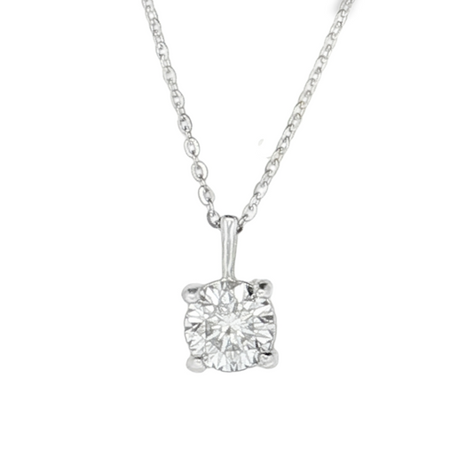 Laboratory-Grown Diamond Dangle Pendant