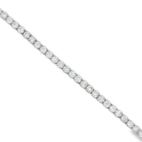 Diamonds Tennis LAB Diamond Silver Bracelet