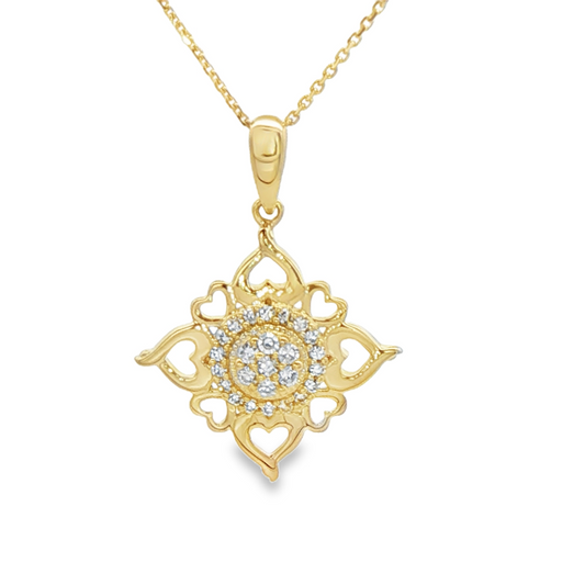 1/10 Cttw. Vintage Inspired Pendant