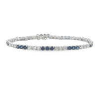Sapphire (Created)s Tennis Bracelet