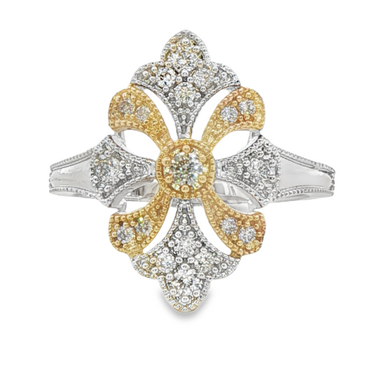 1/3 Cttw. Vintage Inspired Fashion Ring
