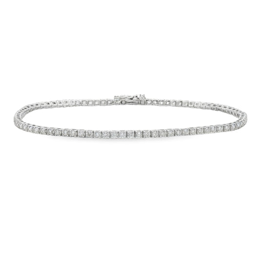 Silver Bracelets with Stone