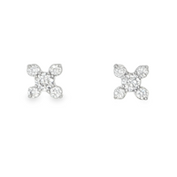 1/7 Cttw. Diamonds Geometric Earrings