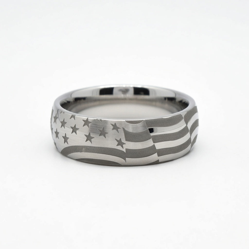 Alternative Metal Wedding Band