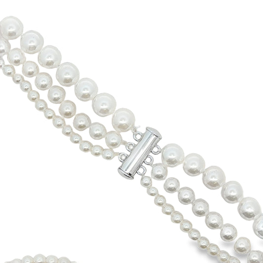 Pearls Three-Strand Triple Strand