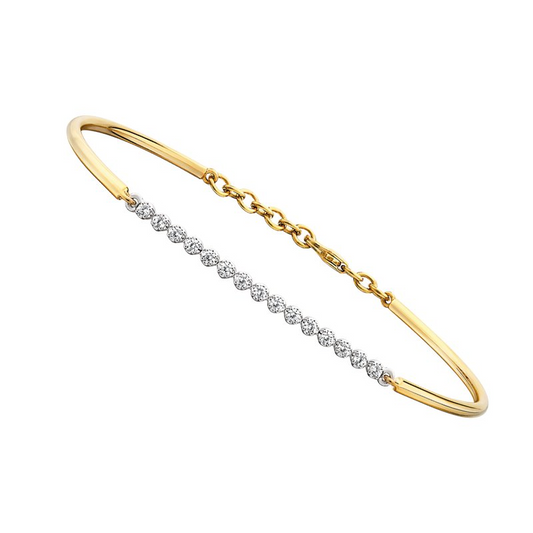 1/4 Cttw. Diamonds Bangle Bracelet