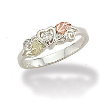 Heart Black Hills Gold Ring