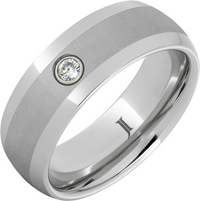 Satin Finish diamond Band