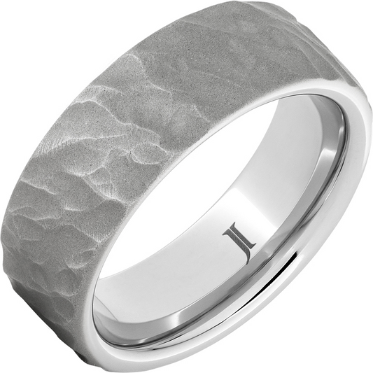 Serinium Sandblasted Hammered Finish