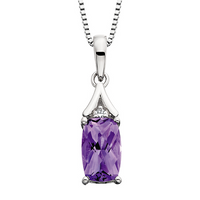 Amethyst Dangle Pendant