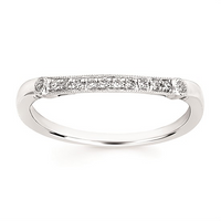1-3/8cttw Vintage Inspired Halo Wedding Set in 14 Karat White Gold