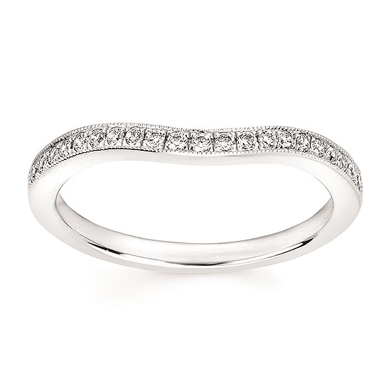 1-5/8cttw Vintage Inspired Cathedral Wedding Set in 14 Karat White Gold