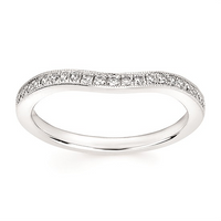 1-5/8cttw Vintage Inspired Cathedral Wedding Set in 14 Karat White Gold