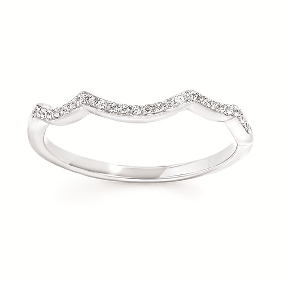 1-1/5cttw Classic Woven Wedding Set in 14 Karat White Gold