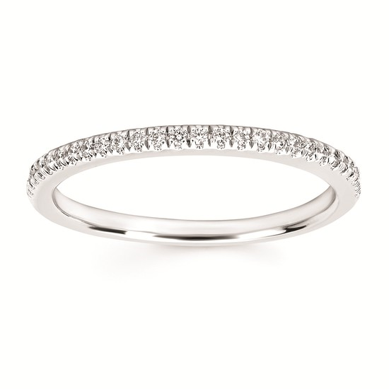 1.0cttw Classic Woven Wedding Set in 14 Karat White Gold