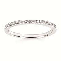 1.0cttw Classic Woven Wedding Set in 14 Karat White Gold
