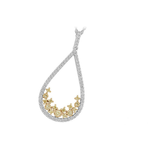 1/2 Cttw. Tear Drop Pendant