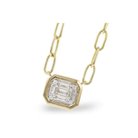 Diamonds Cluster Necklace