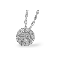 1/4 Cttw. Cluster Pendant