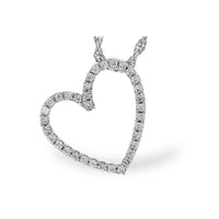 1/8 Cttw. Heart Pendant