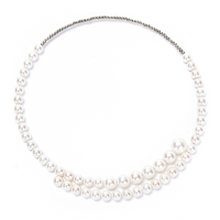 Pearls Coil Necklace