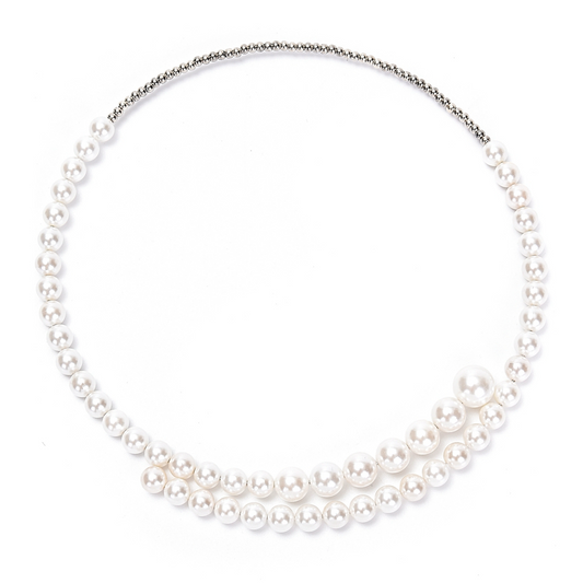 Pearls Coil Necklace