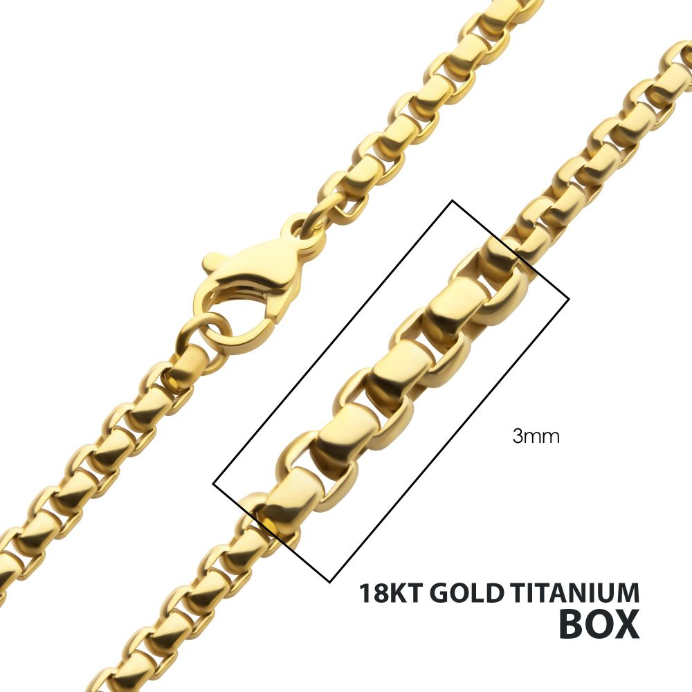 Titanium Box 3mm 22"