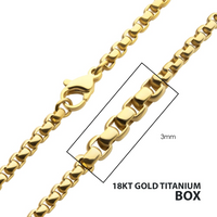 Titanium Box 3mm 22"