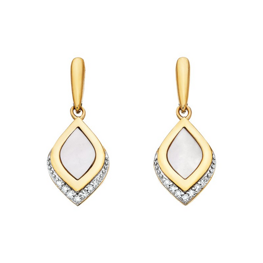 Kite Mother Of Pearls Dangle Earrings