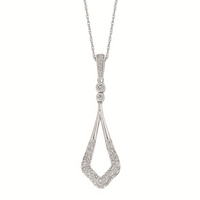 1/3 Cttw. Tear Drop Pendant