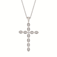1/7 Cttw. Cross Pendant