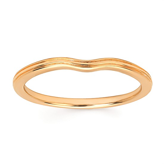 7/8cttw Modern Hidden Halo Wedding Set in 14 Karat Yellow Gold