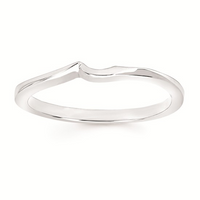 5/8cttw Classic Bypass Wedding Set in 14 Karat Yellow and White Gold